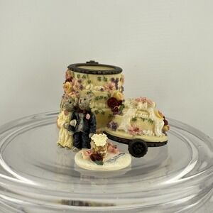 Boyds Bears Treasure Box Forever Love Wedding Cake Bride Groom Parts Repair